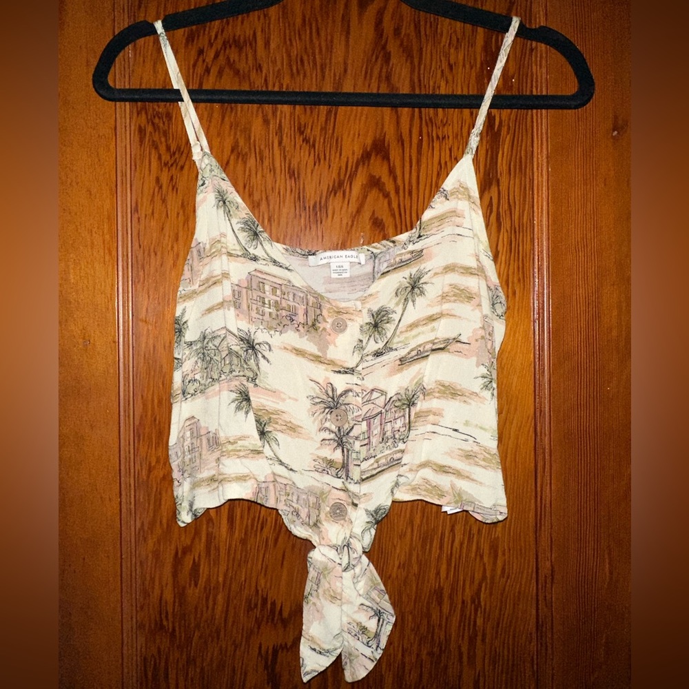 American Eagle Cropped Tank